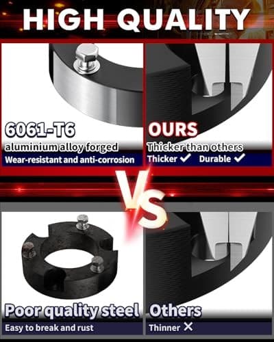  2.5 inch Leveling Kits for 2005-2023 Tacoma, 2003-2023 4Runner, 2007-2015 FJ  6