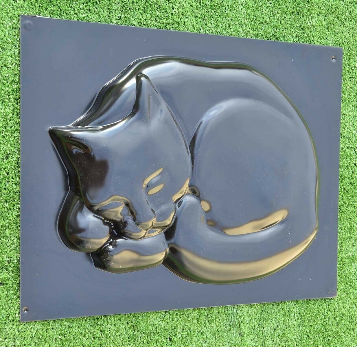  Concrete Mold Cat Garden Path Stepping Stone Concrete Plaster ABC Mold S03 6