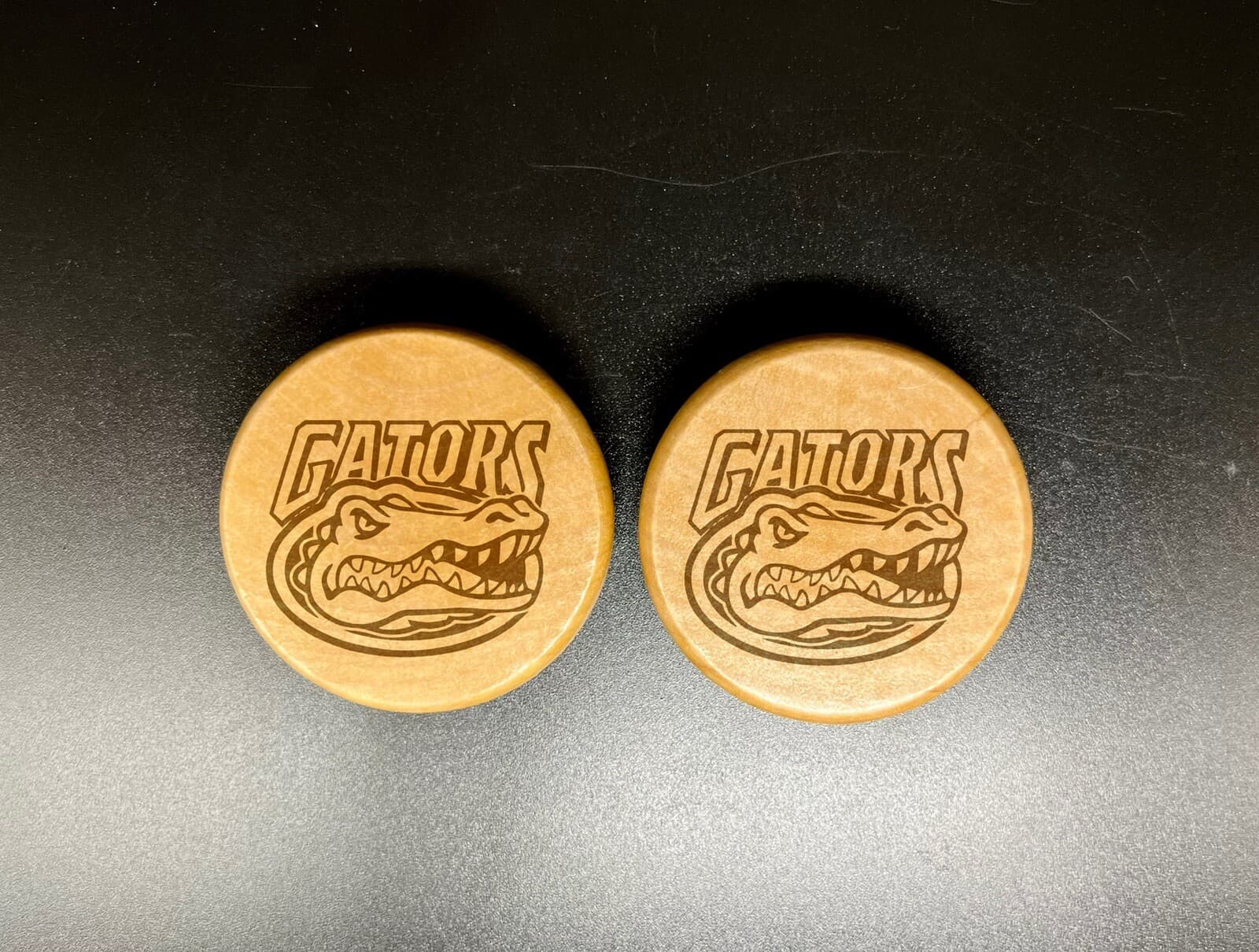 Florida gators double side engraving wood kitchen herb grinder Christmas gift 3