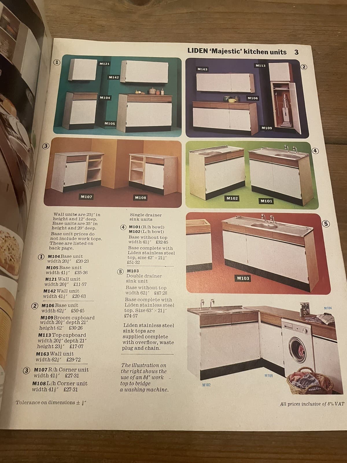 THE LIDEN CATALOGUE - Whitewood Furniture For Colourful Homes August 1974 1970s 3