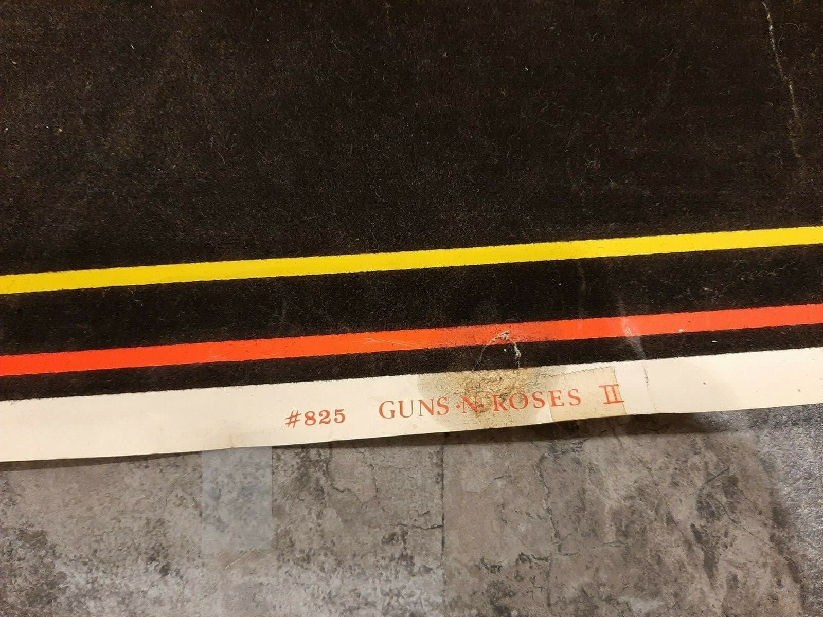 1989 Guns N Roses II #825 Blacklight Poster Felt Original Vintage 23" x 34"  4