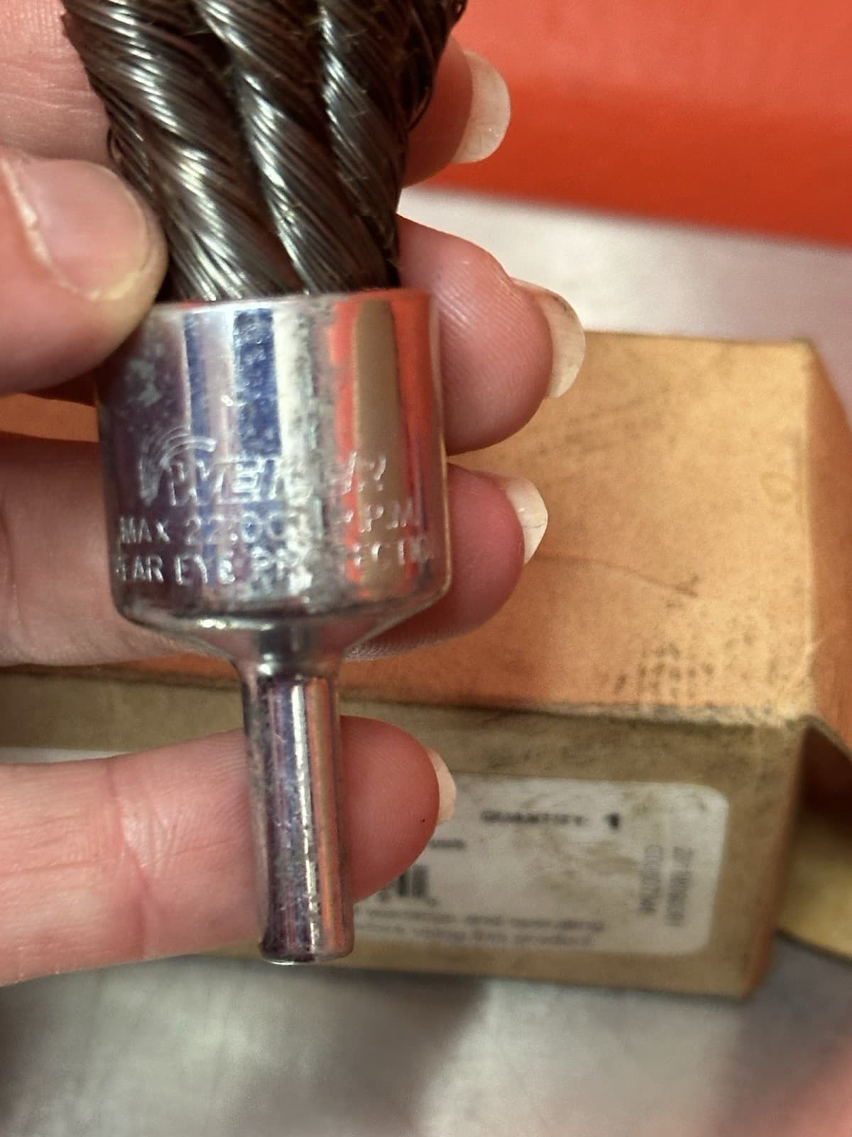 WEILER 3/4" .014 Stainless Steel Knot Wire End Brush 3/4! (EBB-40) Free Shipping 6