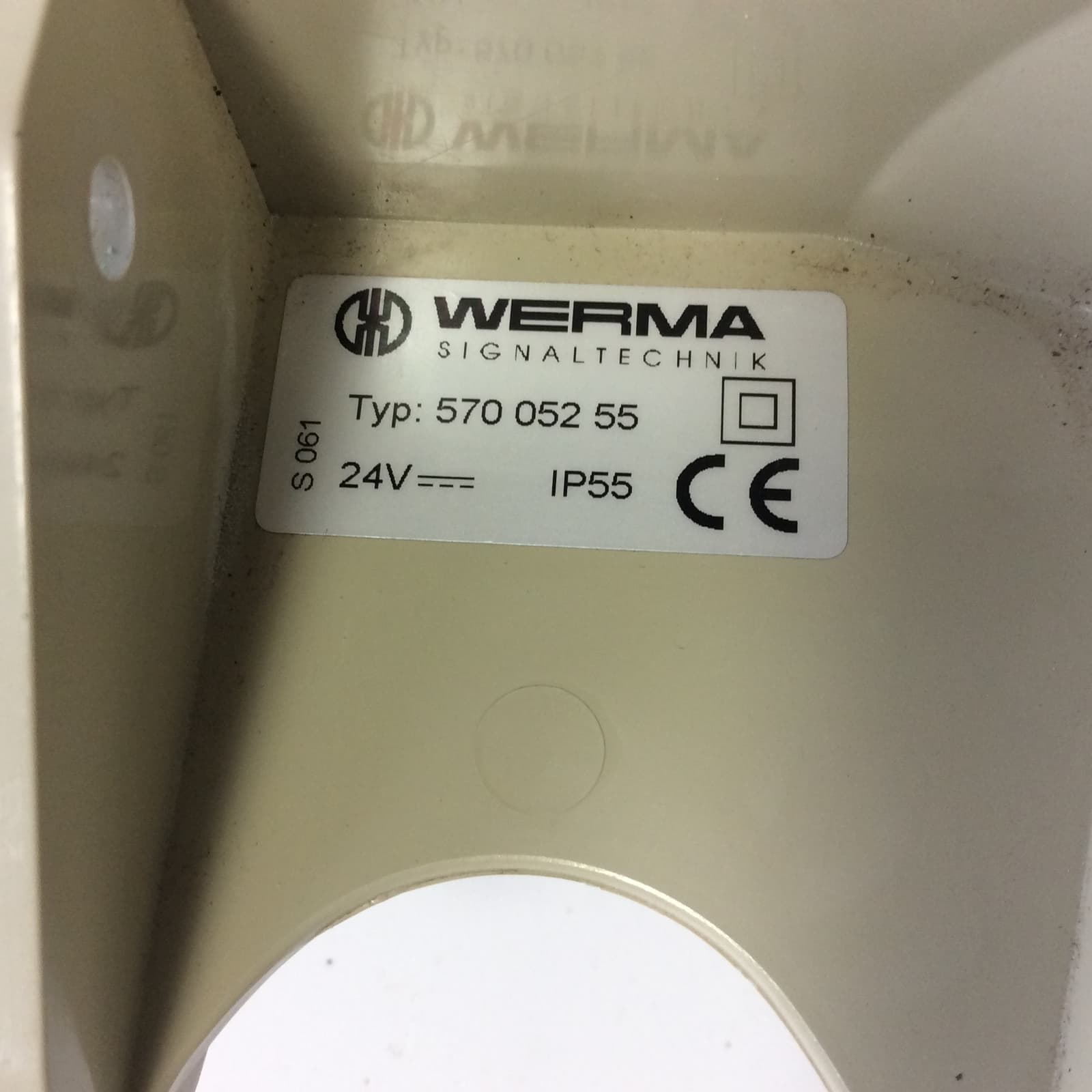 Werma 570 052 55 Electro-Mechanical Signal Horn Alarm WM Continuous Tone, 24VDC 2