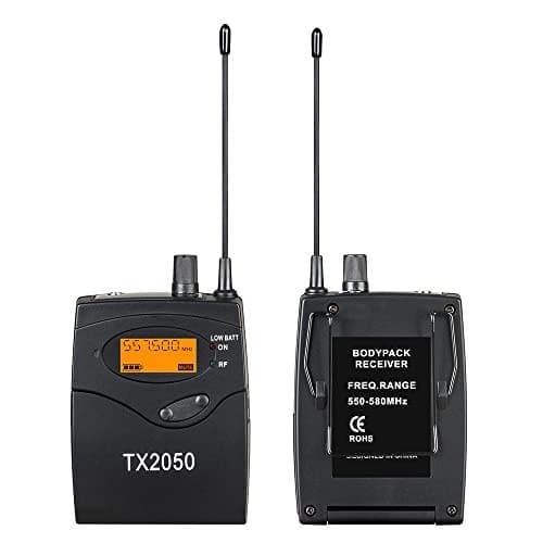 8 Bodypacks Wireless in Ear Monitor System 2 Channel Recording Headphone  5