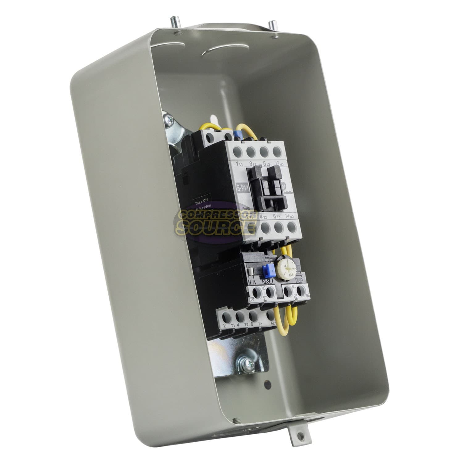 Magnetic Starter 5 HP 3 Phase for Air Compressor Electric Motor 460V 4