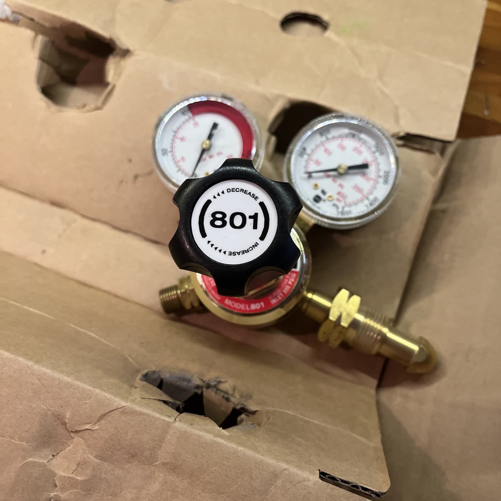 Harris 3002193 Model 801-15-510 Single-Stage Pressure Regulator