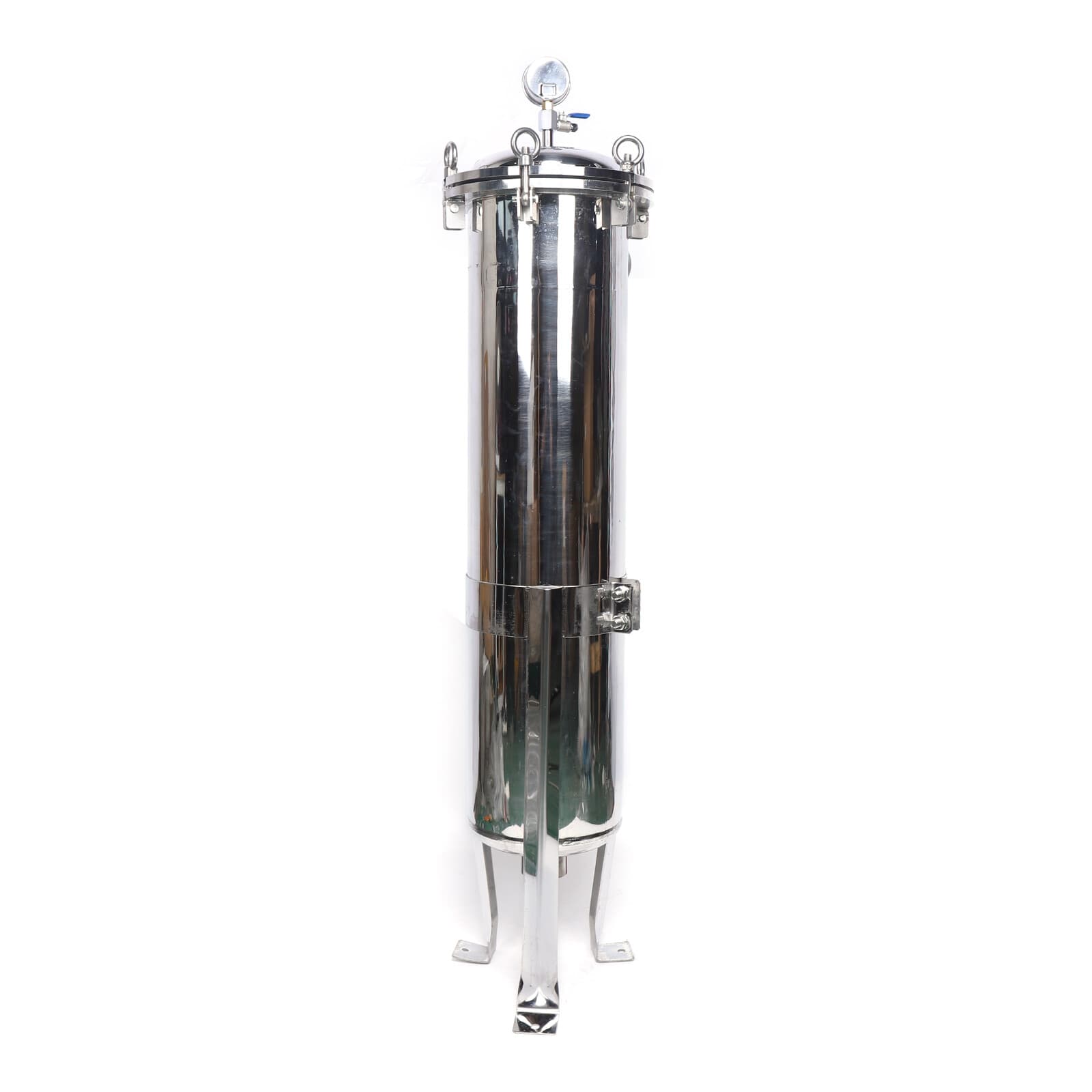 304 Stainless Steel Bag Filter Housing 150PSI 2 in NPT In/Out High Pressure 4