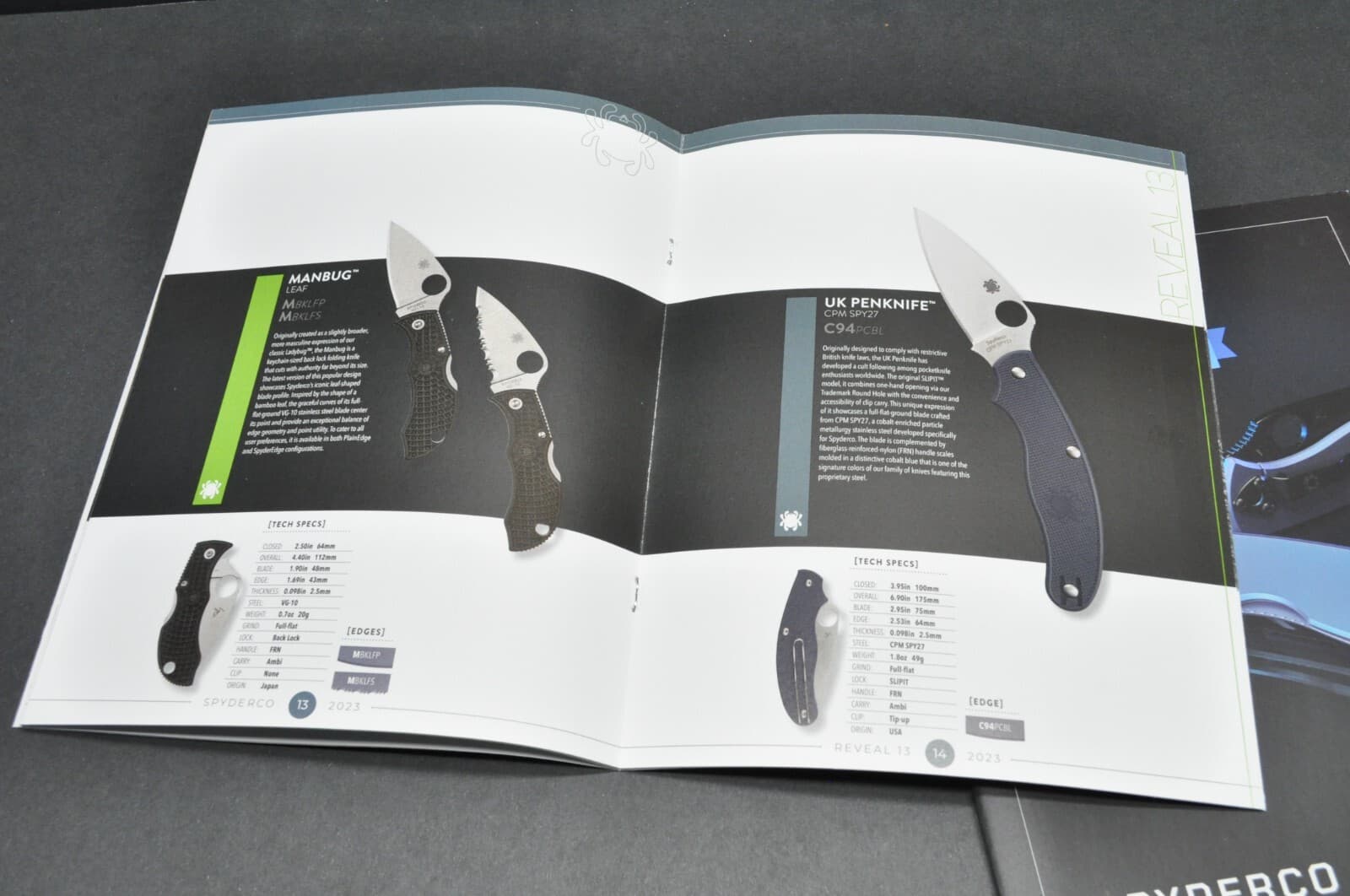 Spyderco Knives New Product Reveal Catalogs 2023 2024 Knife Brochure Lot of 2 6