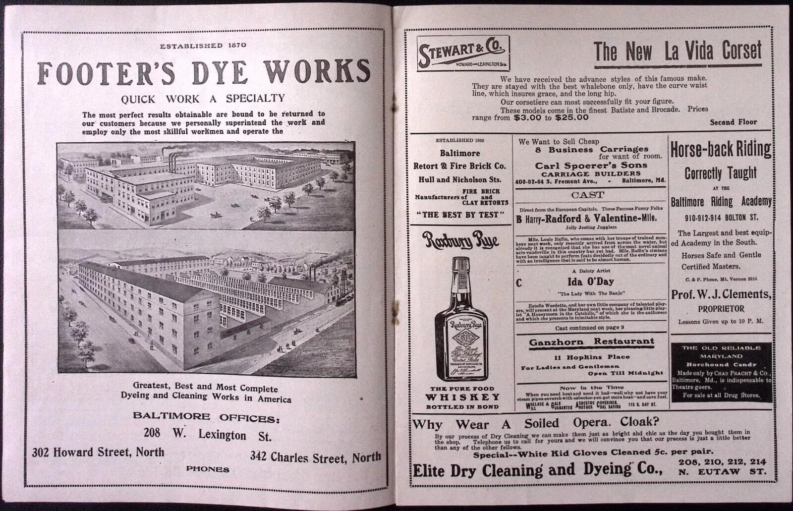 March 4 1907 Maryland Theater Vaudeville BF Keith's Circuit Weekly Program 4