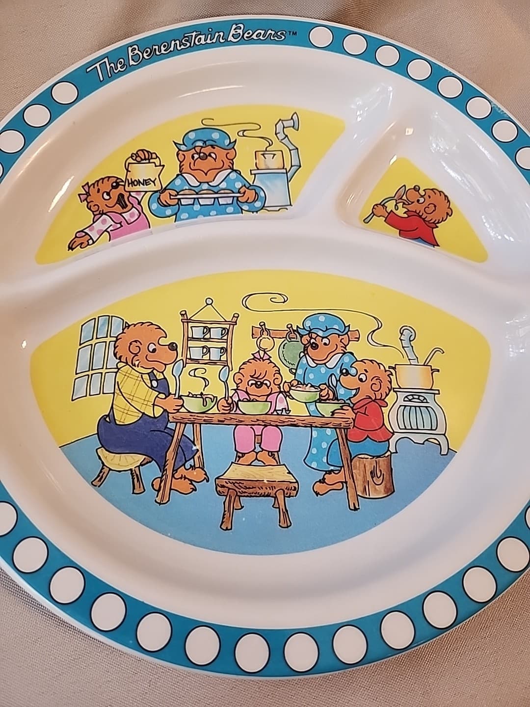 The Berenstain Bears Melamine Divided Plate 2