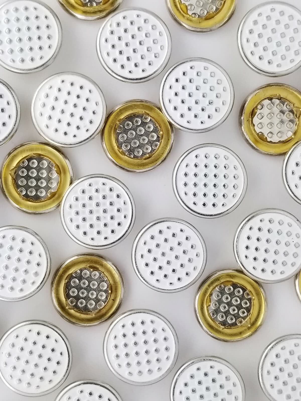 SIZE 20- 1/2"  SHIRTING GRIPPER SNAPS, 10 SETS, FREE SHIPPING USA