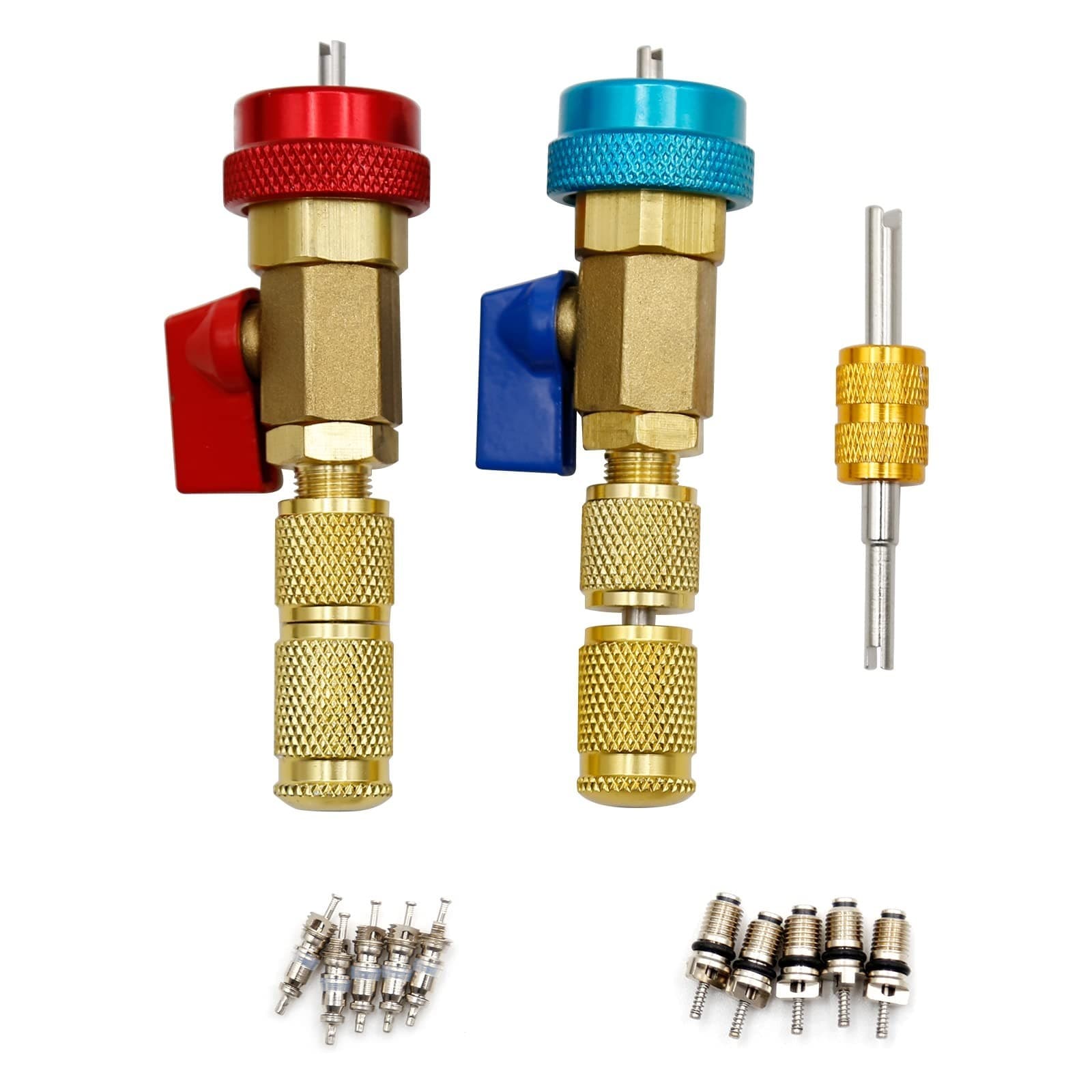 R134A Valve Core Quick Remover Installer, 2 Pack High Low Pressure Valve Core... 6