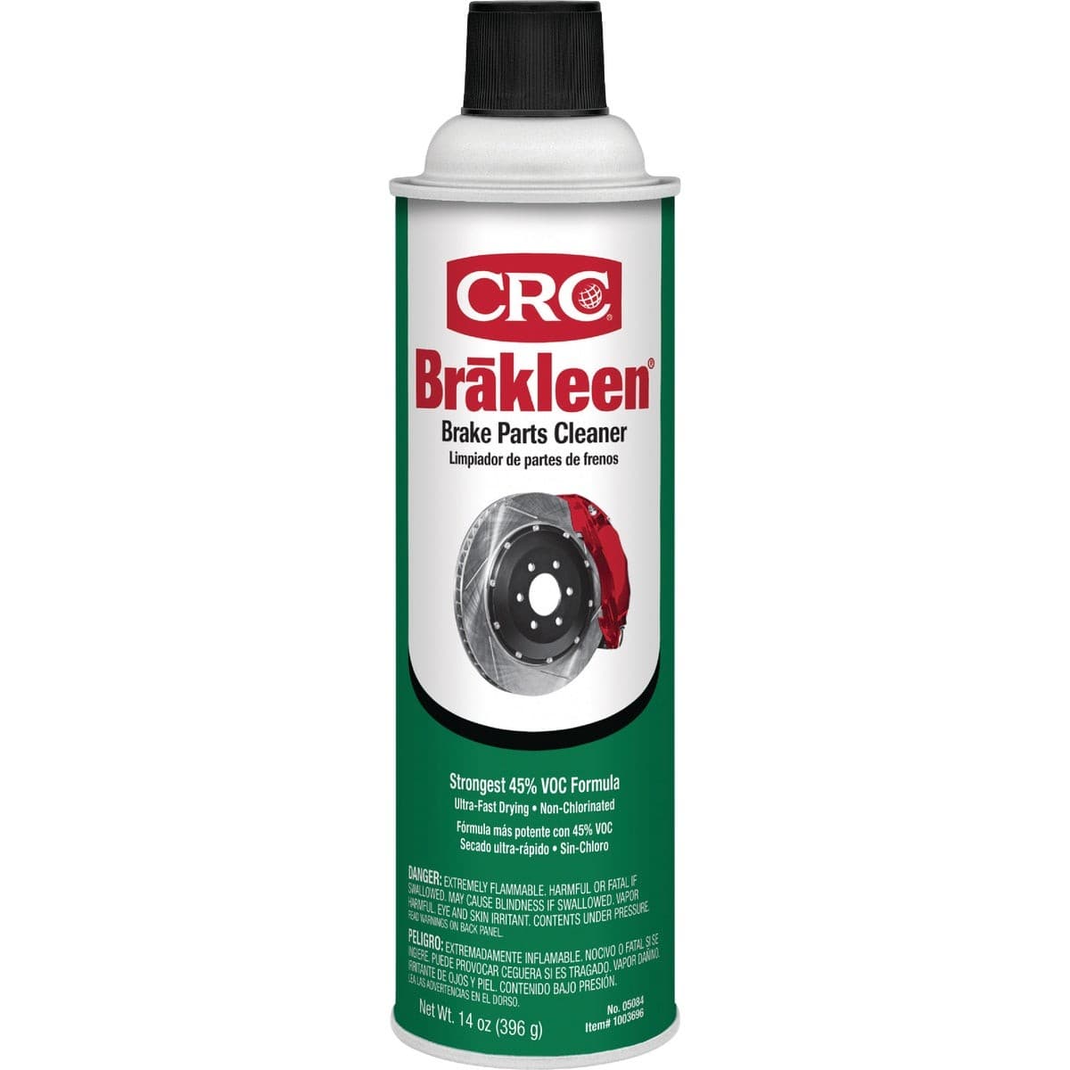 CRC Brakleen 14 Oz. Non-Chlorinated Low VOC Brake Parts Cleaner 5084 Pack of 12