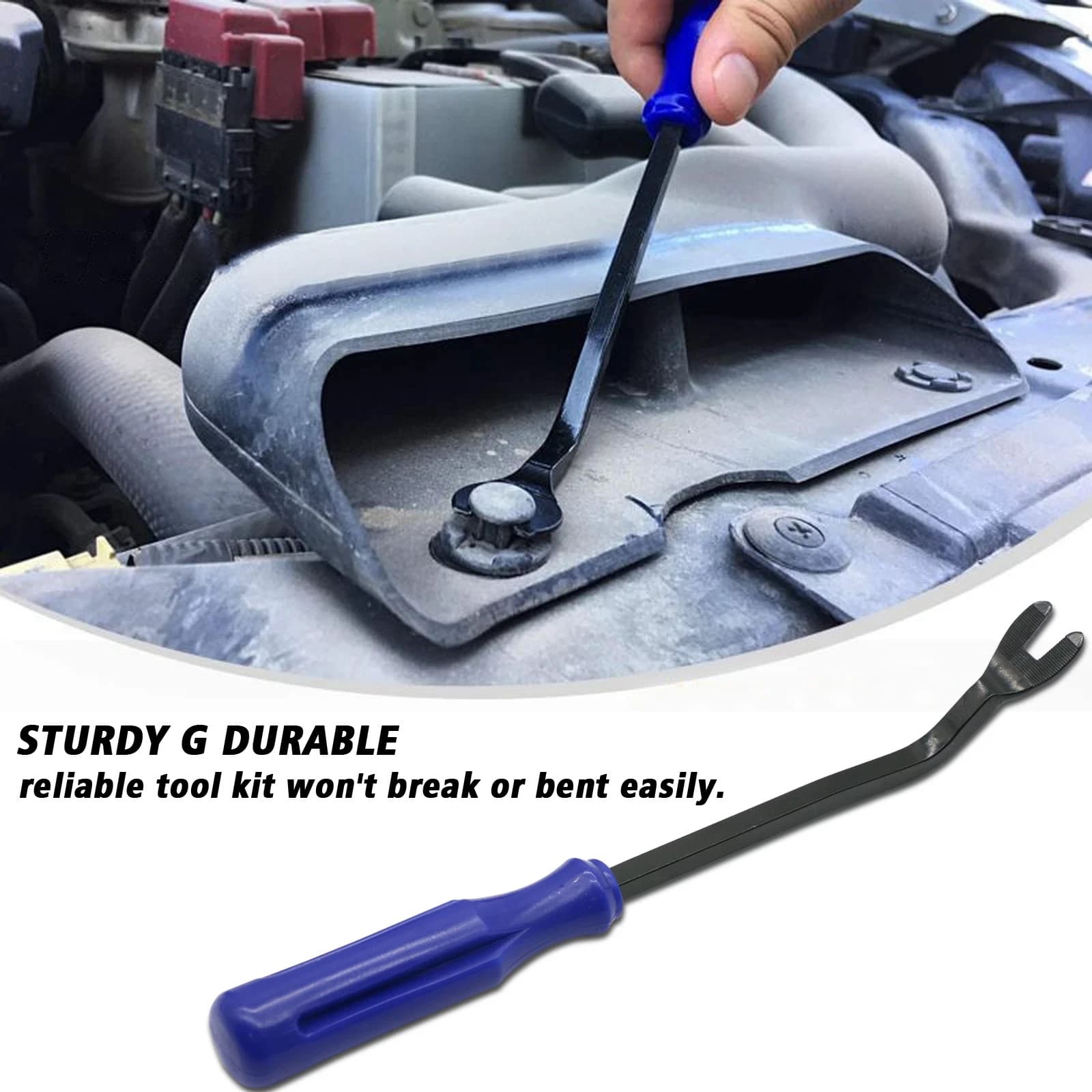 Car Tool Kit Roadside Emergency With Long Reach Grabber Air Wedge Bag Pump 3