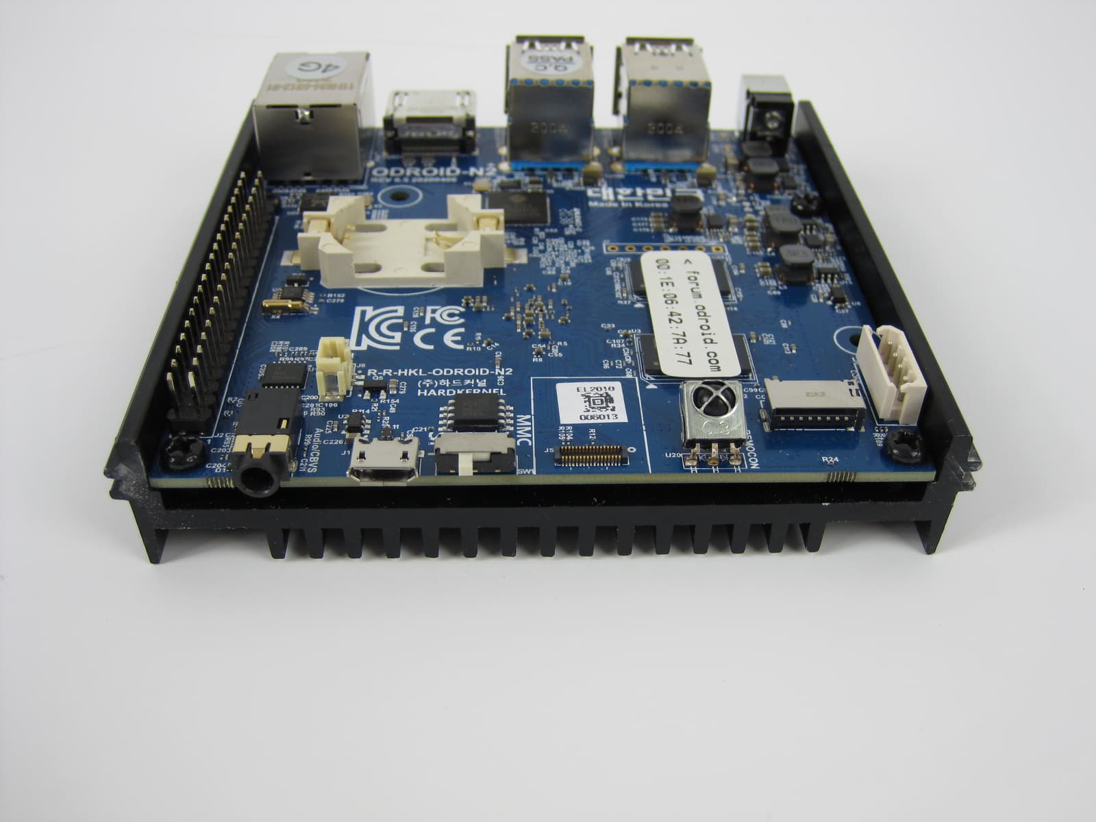 Lot of 5 - ODROID-N2+ Hardkernel 4GB DDR4 w/ PoE Splitter 3