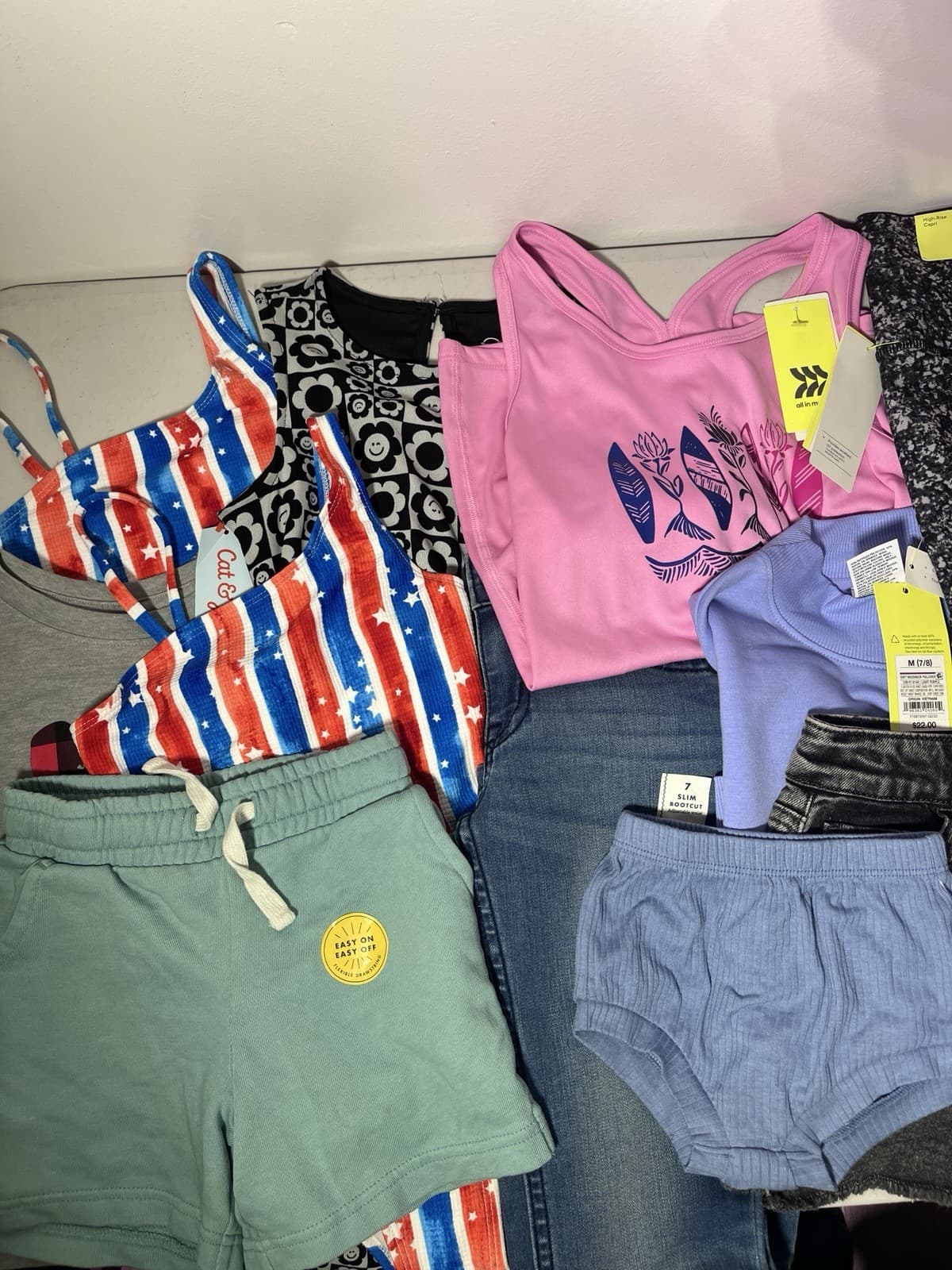 Wholesale Lot of 22 Kids' Clothing Pieces - Mixed Sizes, Colors & Themes- NWT 4