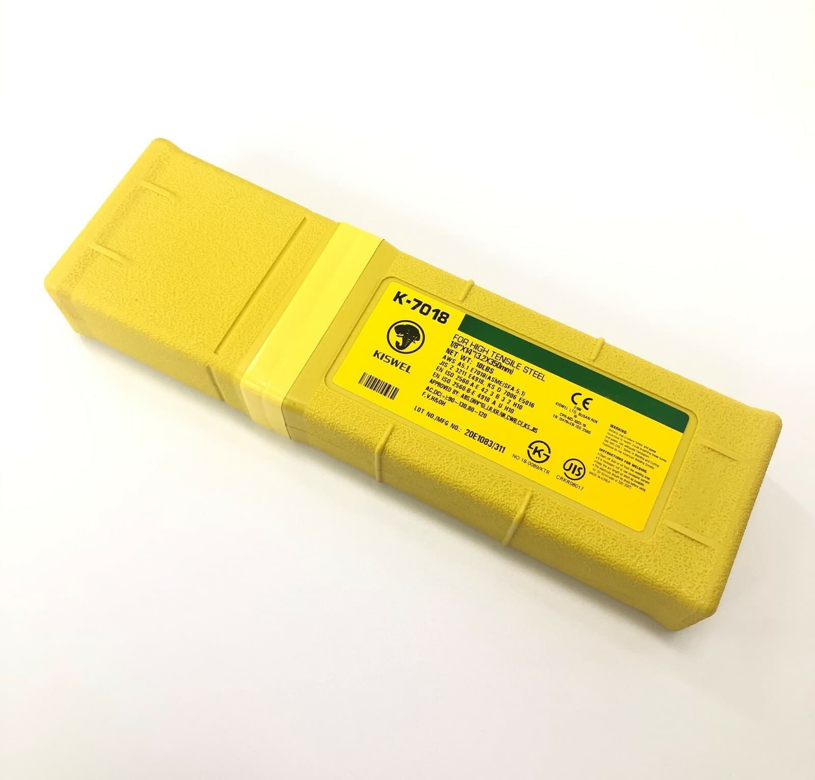 E7018 1/8" 3/32" 5/32" Kiswel Premium Arc Welding Electrode 10 / 20 / 30 LB 3