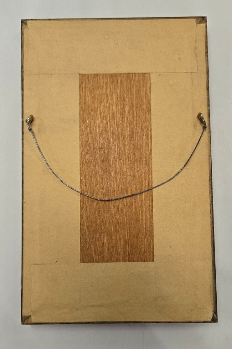 Vintage Java Bali Indonesea Folk Art Shadow Puppet In Frame 6