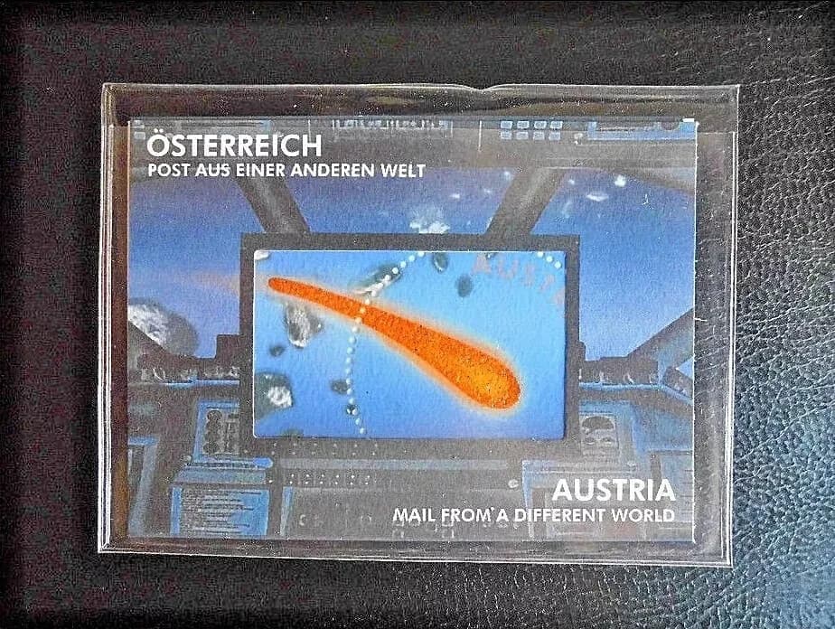 Austria 2006 Meteorite Dust Space Mail from Another World Unique Unusual Stamp 2
