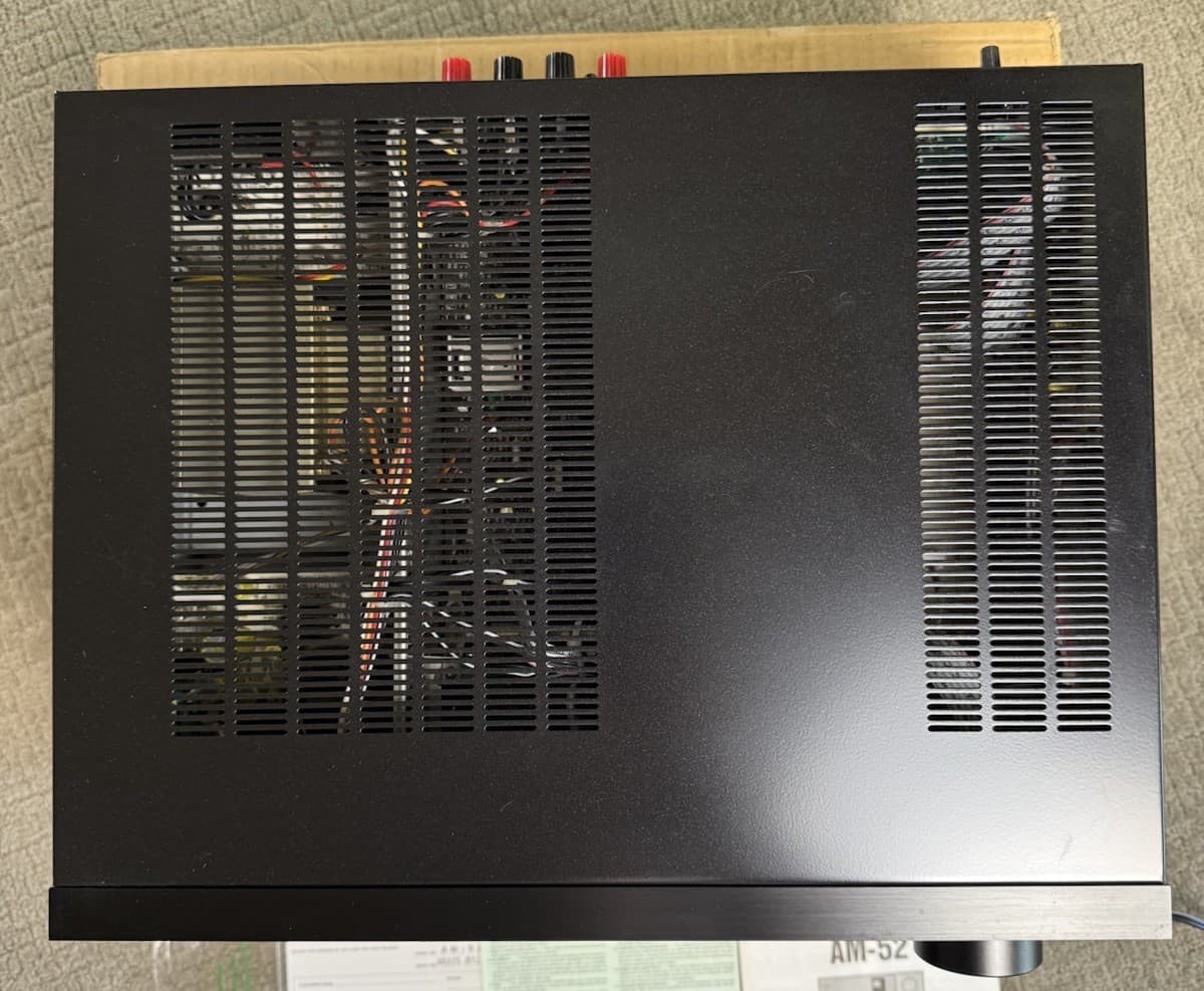 AKAI AM-52 Black Stereo Integrated Amplifier In Original Box w Manual Tested NIB 4