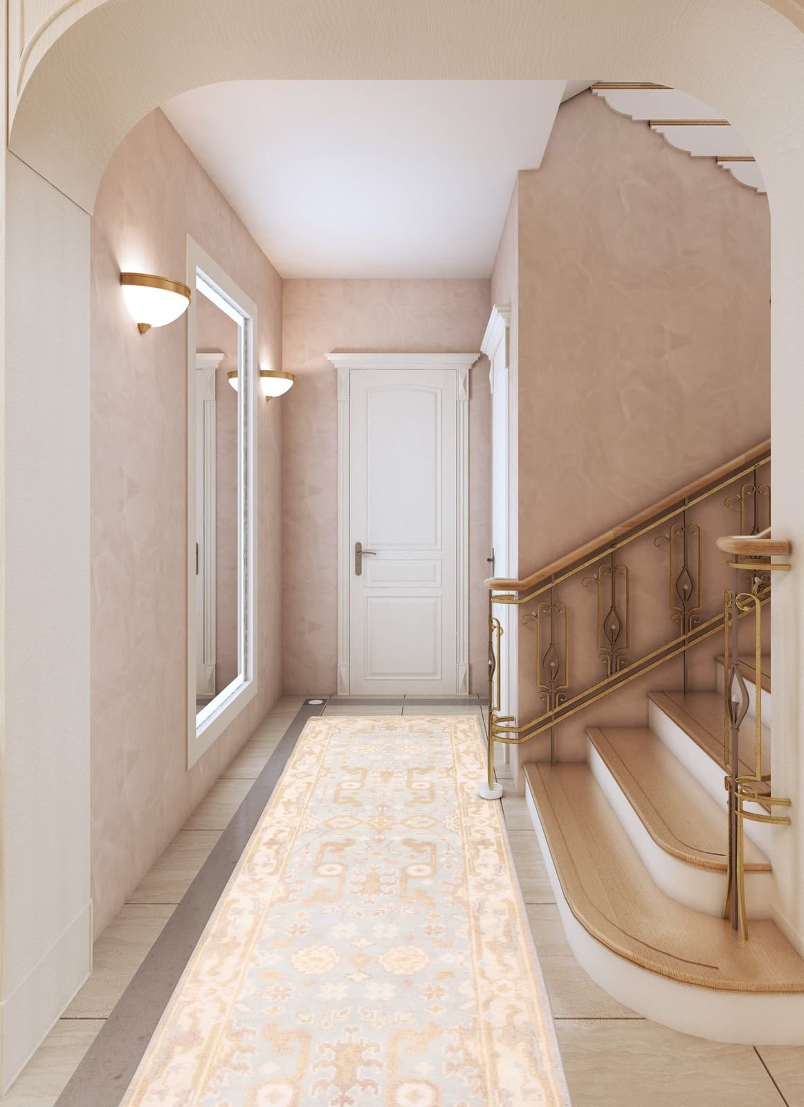 Vintage Hand-knotted Runner Rug 2'7" x 13'8" Traditional Oriental Wool Carpet 2