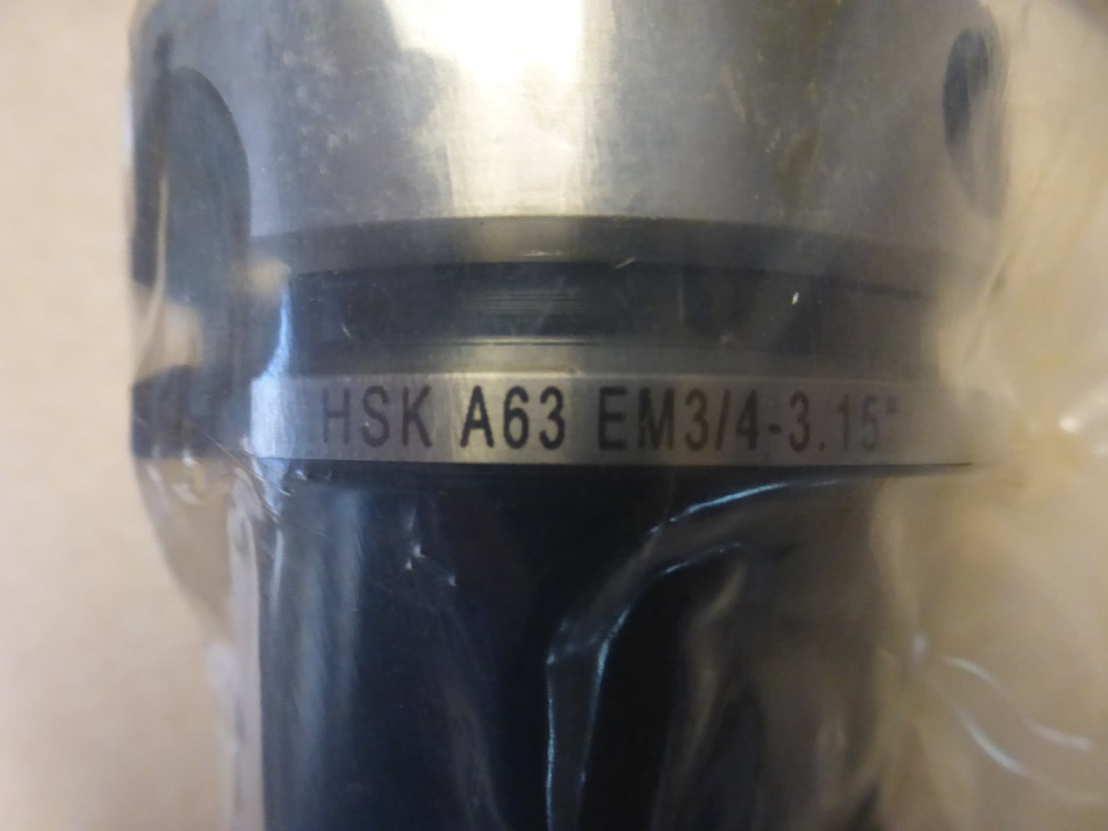 HSK A63 EM3/4-3.15" TOOLHOLDER  *NEW IN SEALED PLASTIC* 4GZJ9 2
