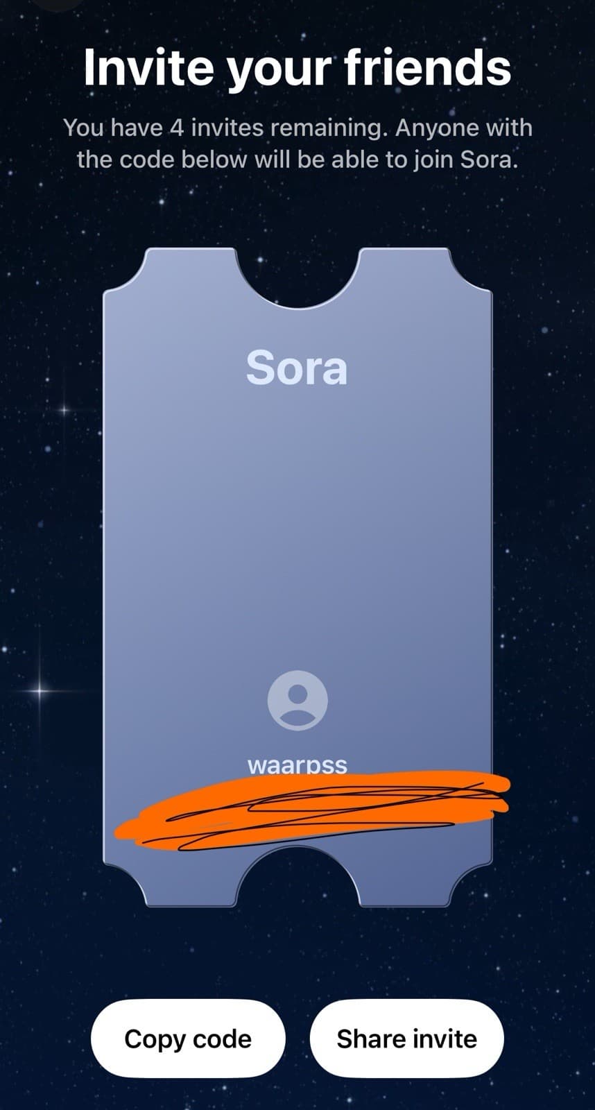 CRYPTO ONLY ❗️SORA AI CODES 4 LEFT