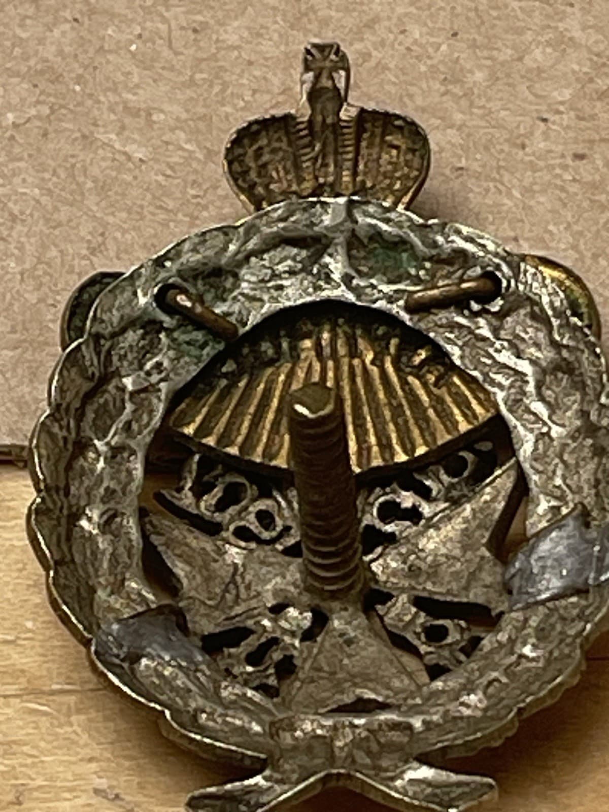 RUSSIAN EMPIRE.BADGE OF TH.79th KURA INFANTRY REGIMENT OF GEN.FLD-MRSL.VORONTSOV 4