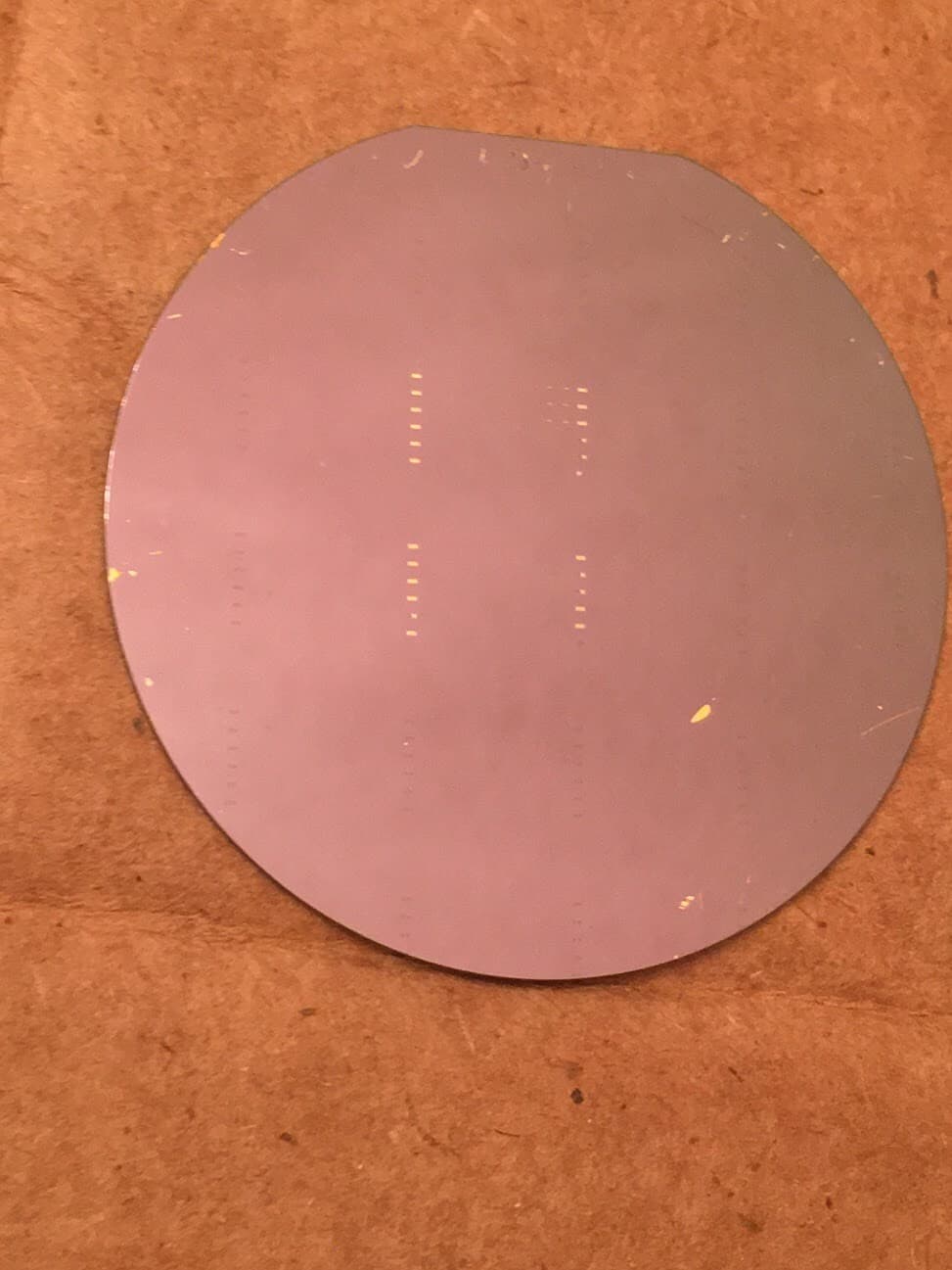 2" Silicon Wafer Unique Extremely Rare  RF NAND Vintage CPU Chip