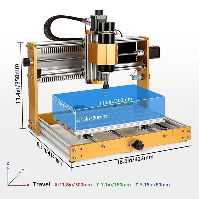 CNC 3018 Pro Max 500W CNC Router Machine Milling Cutting Engraving Machine 3