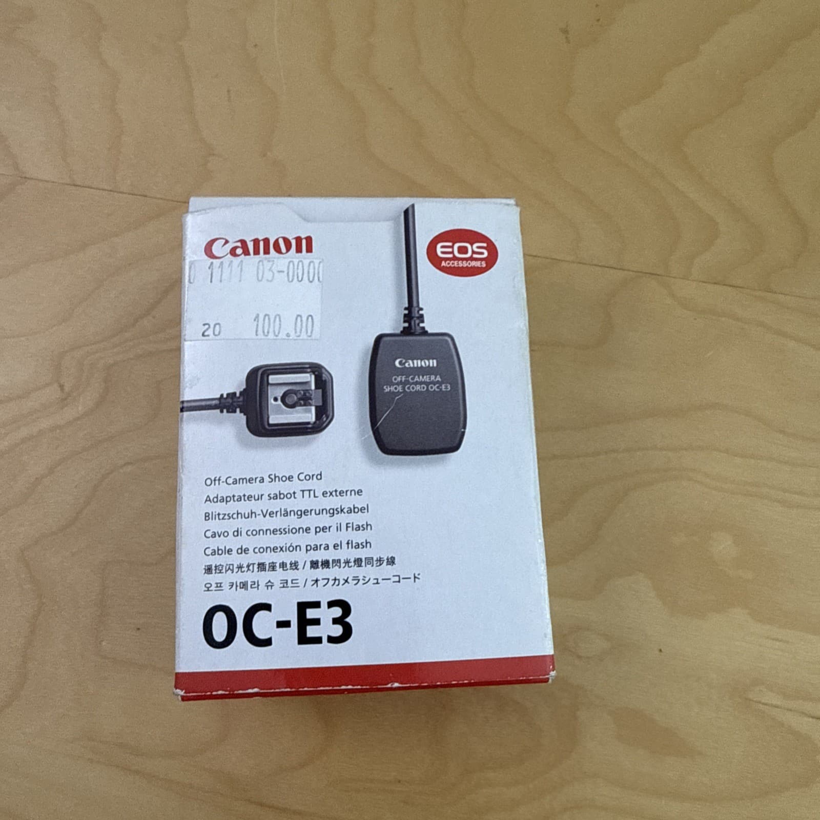 Canon OC-E3 Off-Camera Shoe Cord 4