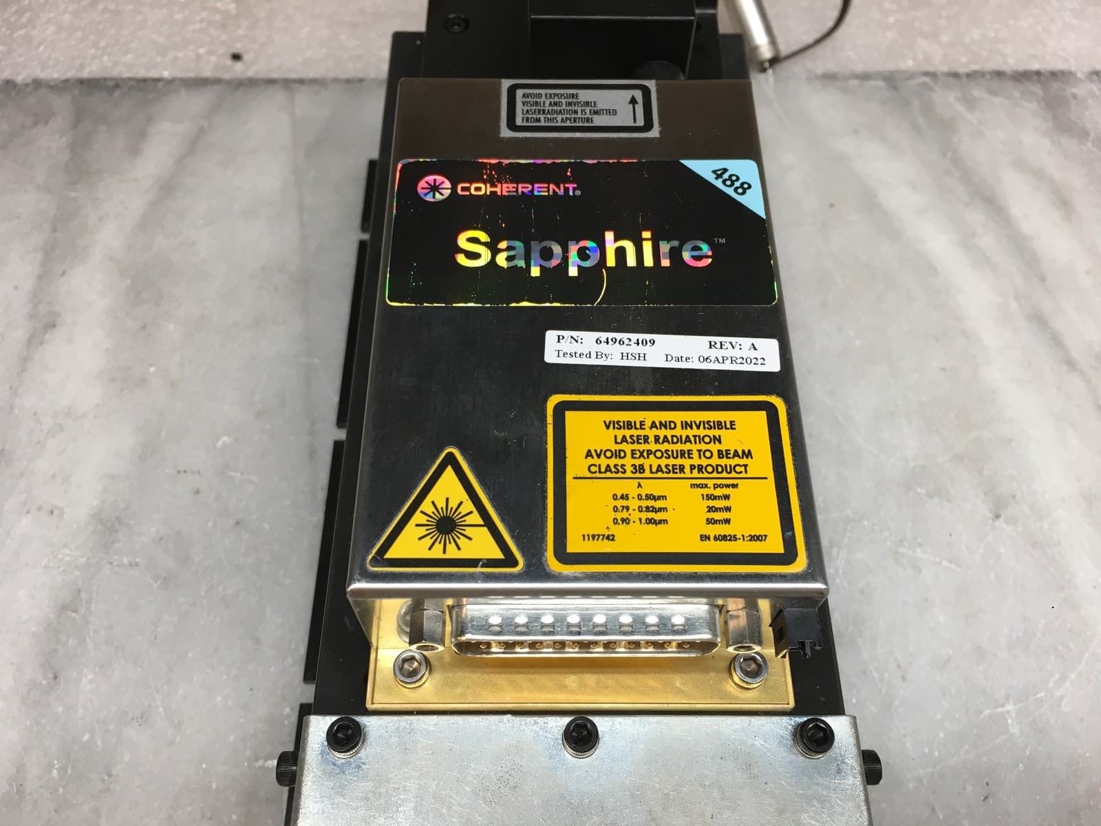 Coherent Sapphire 488-20 1137155 w/ LP OEM Controller USB 3