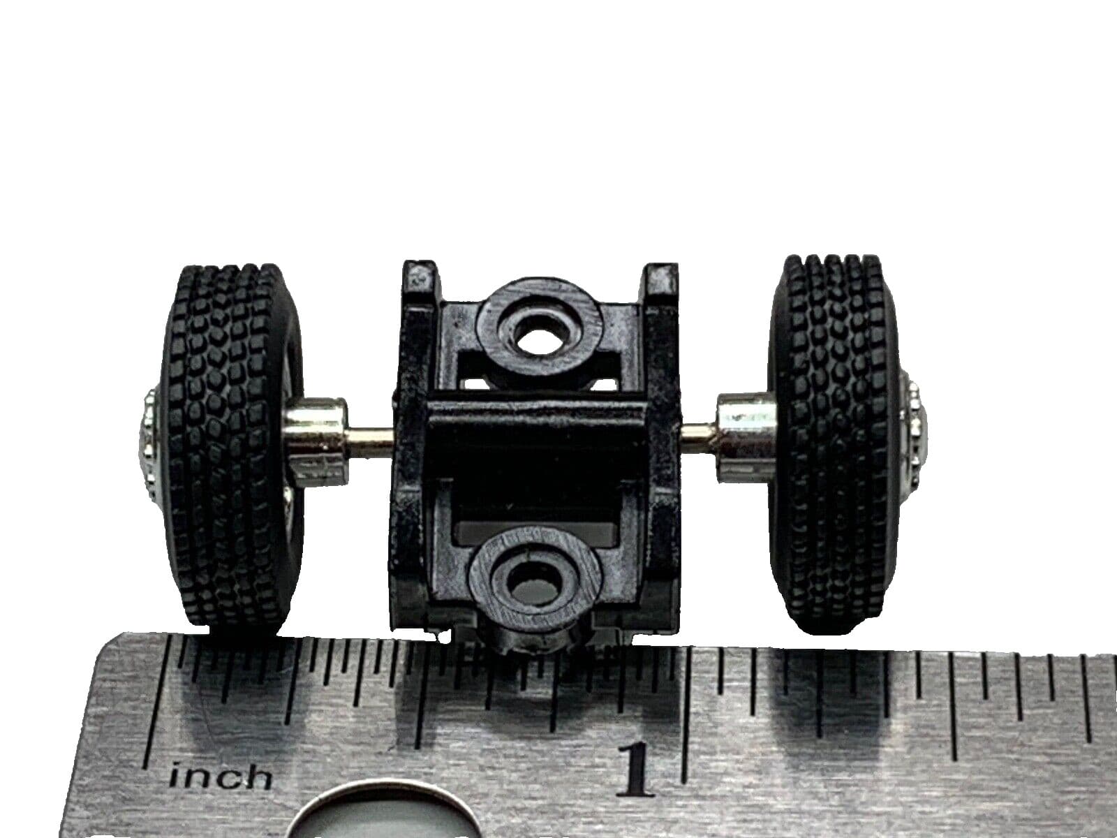 1/64 DCP PARTS PUSHER AXLE W/ SINGLE FLOAT TIRES W/ MOUNT 2