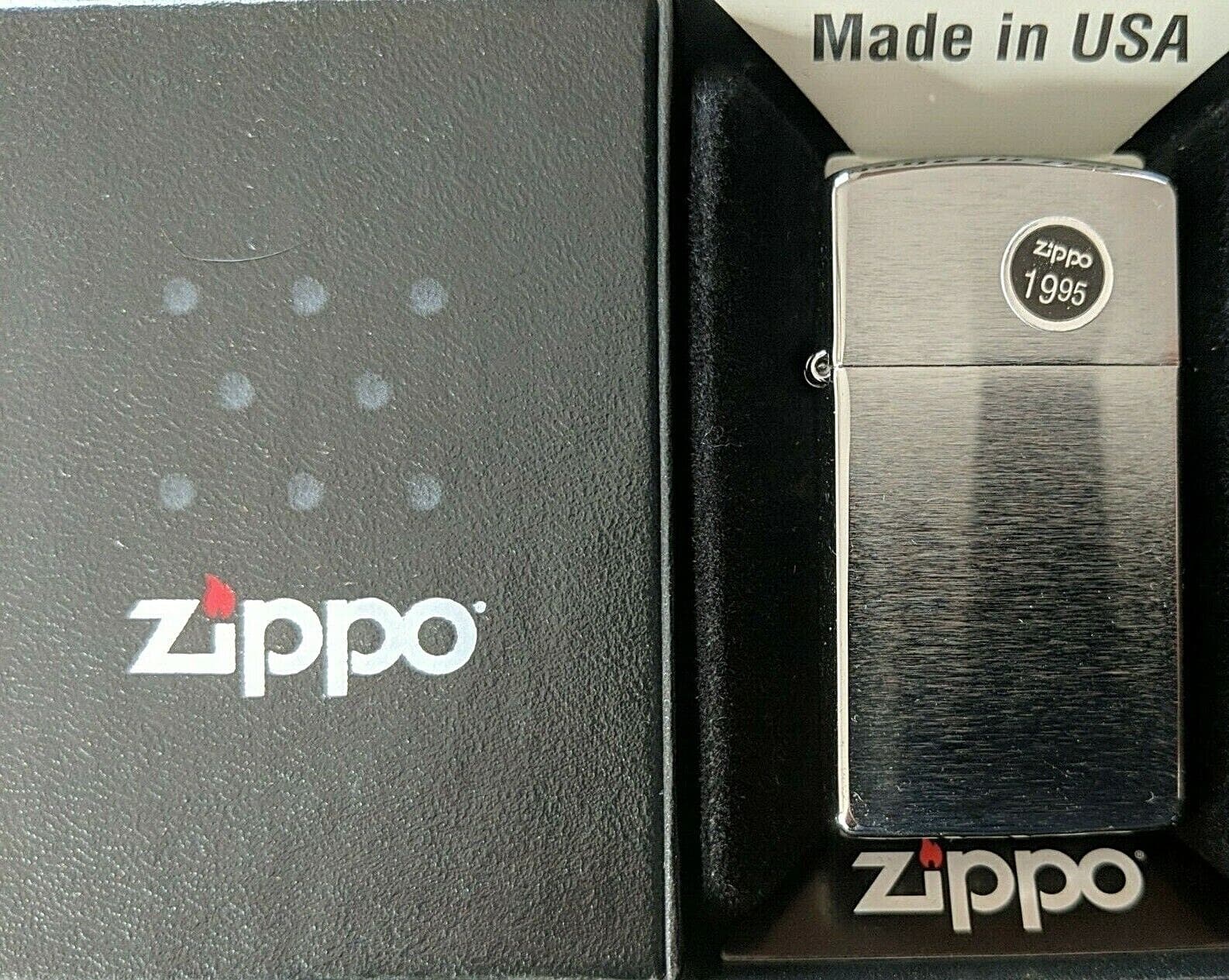 Zippo Slim Windproof Brushed Chrome Lighter, 1600,  #2 4