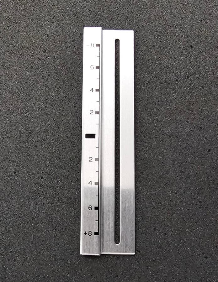 Technics sl-1200, sl-1210. 1x New Silver pitch ornament. (free shiping) 2