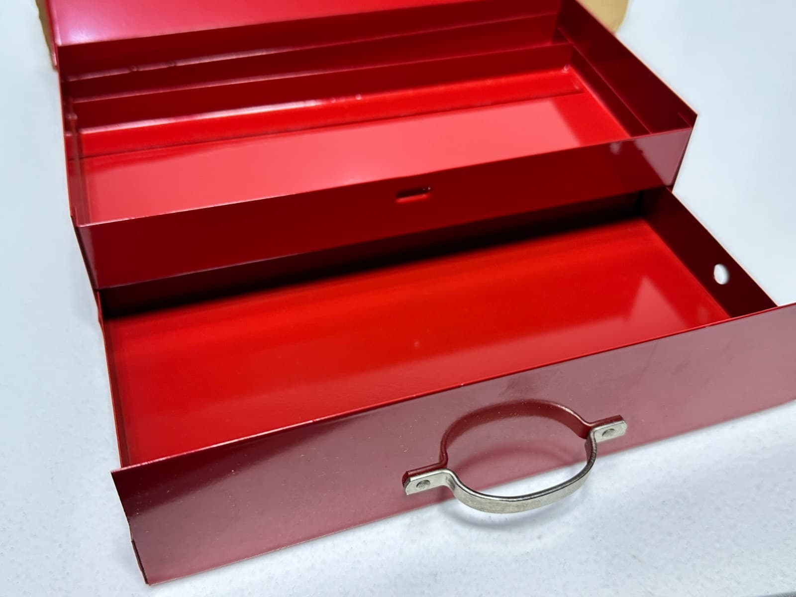 MAC Tools USA (RARE NOS) Mini Red Socket Tool Box Case w/ Single Sliding Drawer 6