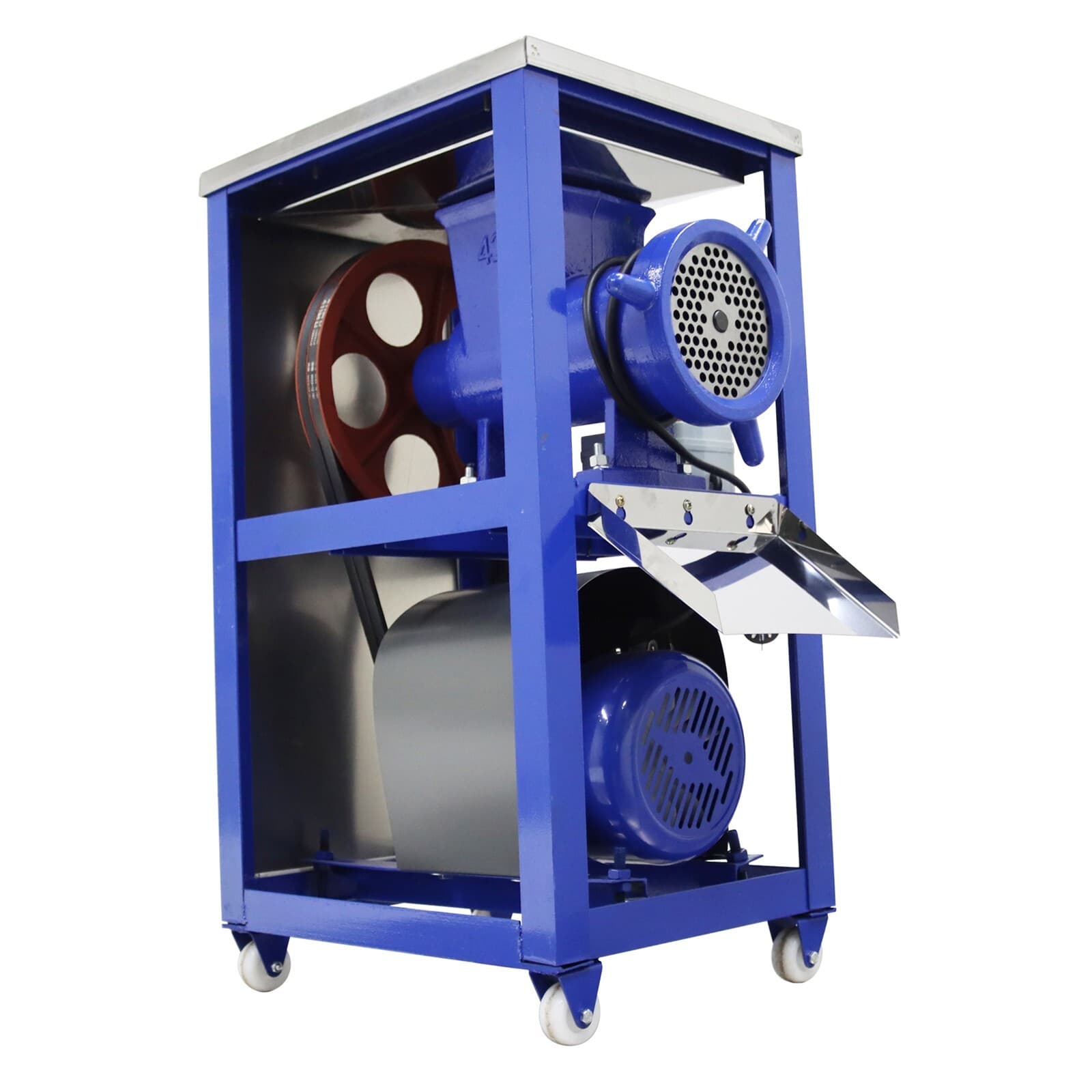 220V Electric Movable Bone Crusher Meat Grinder Model 42 200-230kg/h 2.2kW 5