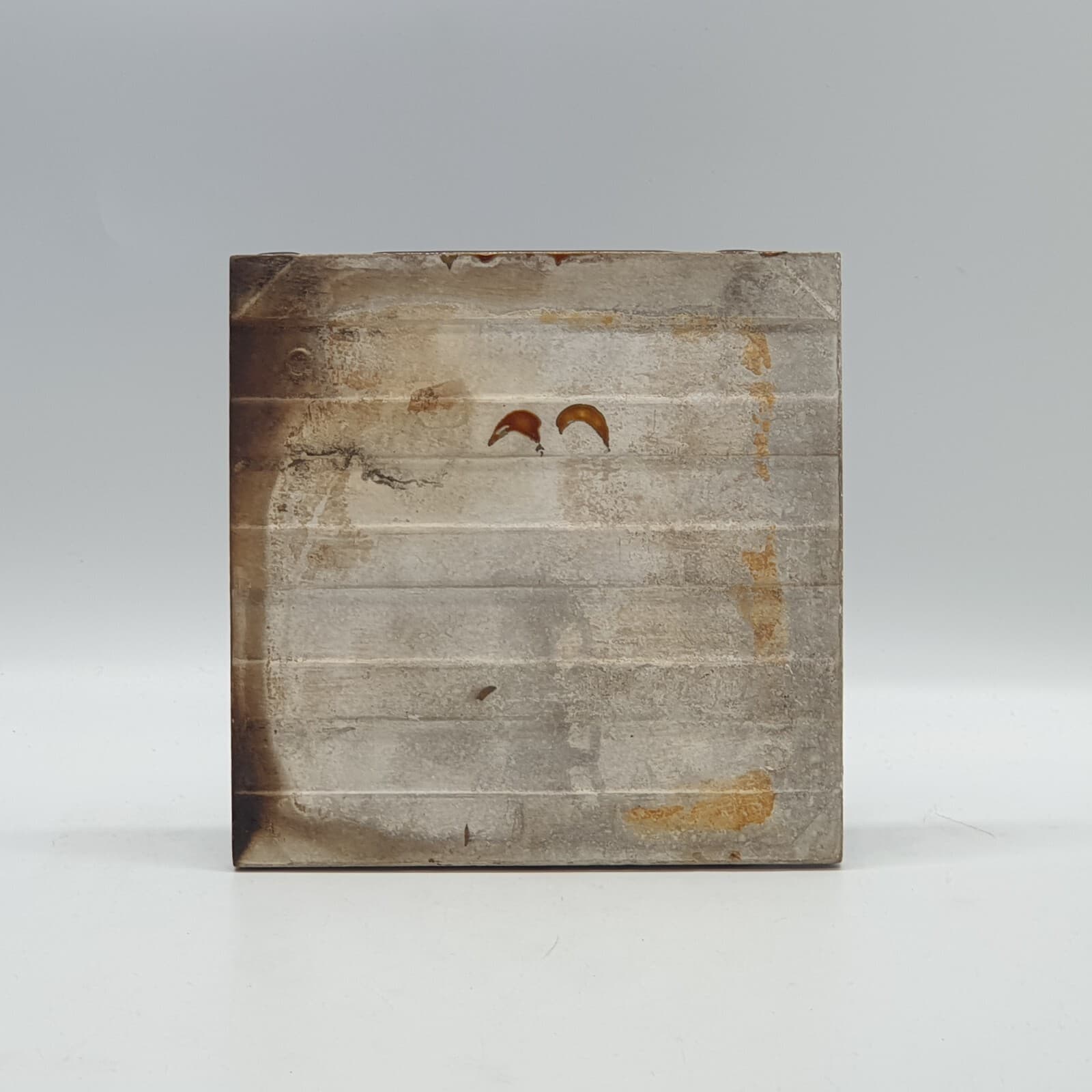 Antique Fireplace Tile Brown Moulded Majolica Tile Corn Bros C1900 AE1 3