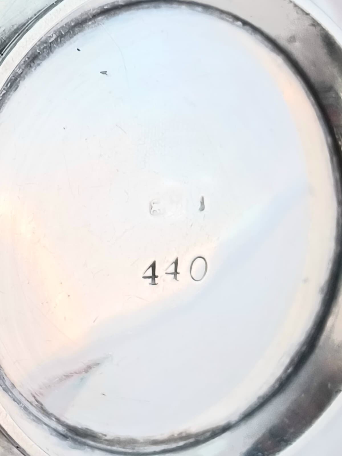 Gorham Coin Silver Floral Creamer 3" tall 6