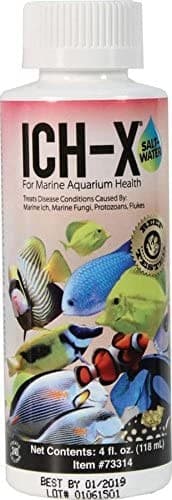 Hikari ICH-X A Disease Treatment for Salt Water Aquariums 4-Ounce Bottle 2