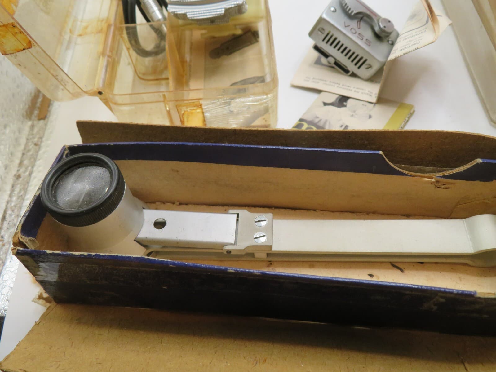 Genuine MINOX LOT Slide Mounts - Metal/Glass - FULL & EMPTY SLICER VIEWER  ETC 5