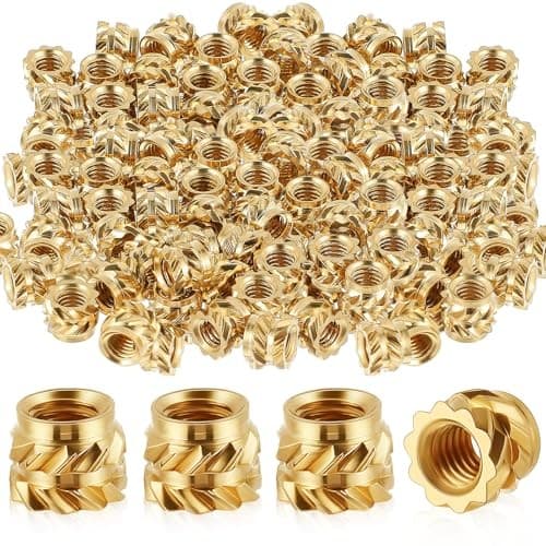 Pcs M3 Heat Inserts Brass Threaded Inserts 3D Printing Knurled M3 x D5 x L4 300 2