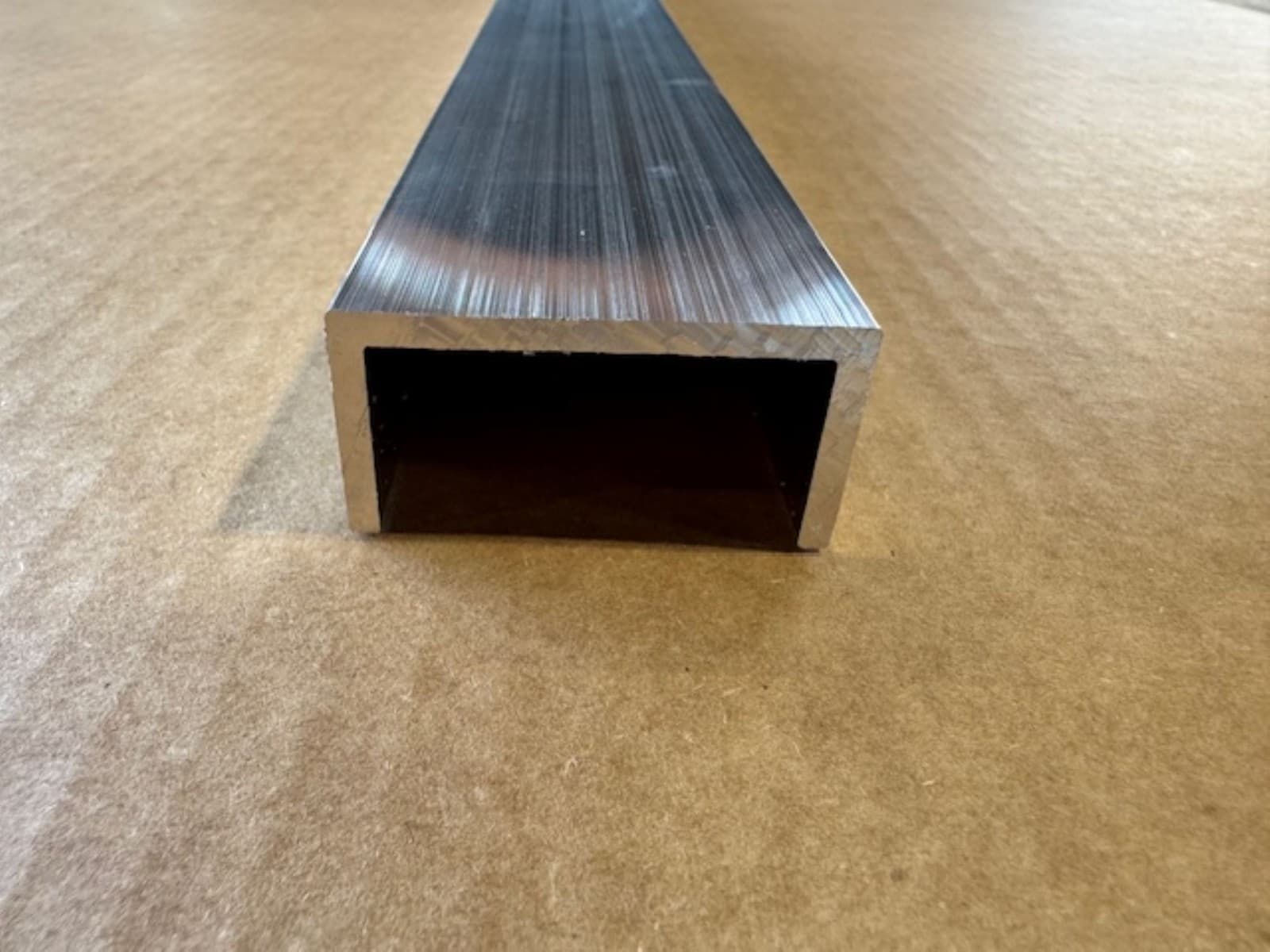 1/8" Thick x 1" x 2" 6063-T52 Aluminum Channel x 5" Long, Sharp Corner Channel 2