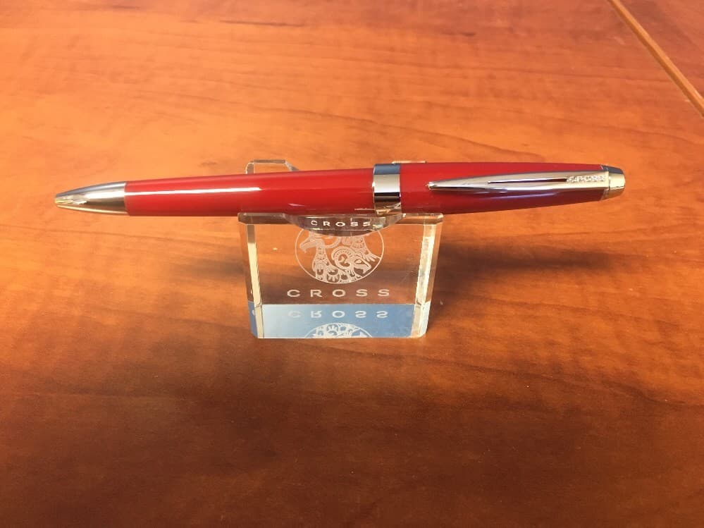 Cross Aventura Fire Engine Red Ballpoint Pen 5