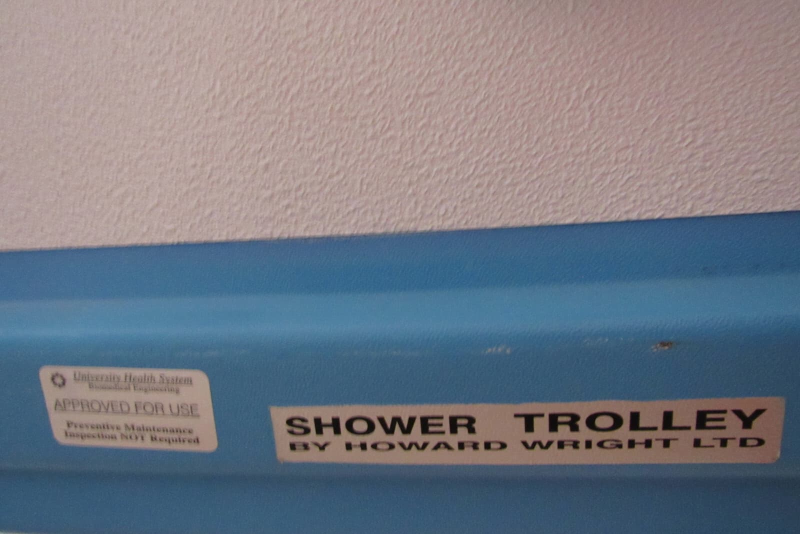 Howard Wright Bath Shower Trolley Bed Manual Hospital Grade Working Up & Down 6