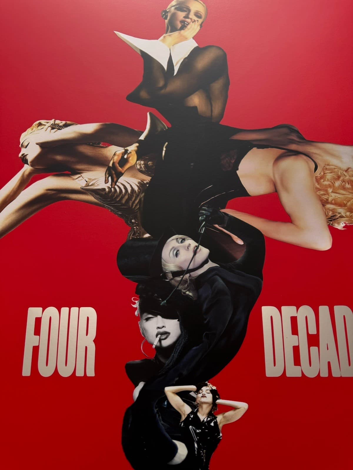 Madonna Celebration Tour Official Merch  Red  Tour Poster Purchased LA Forum 2