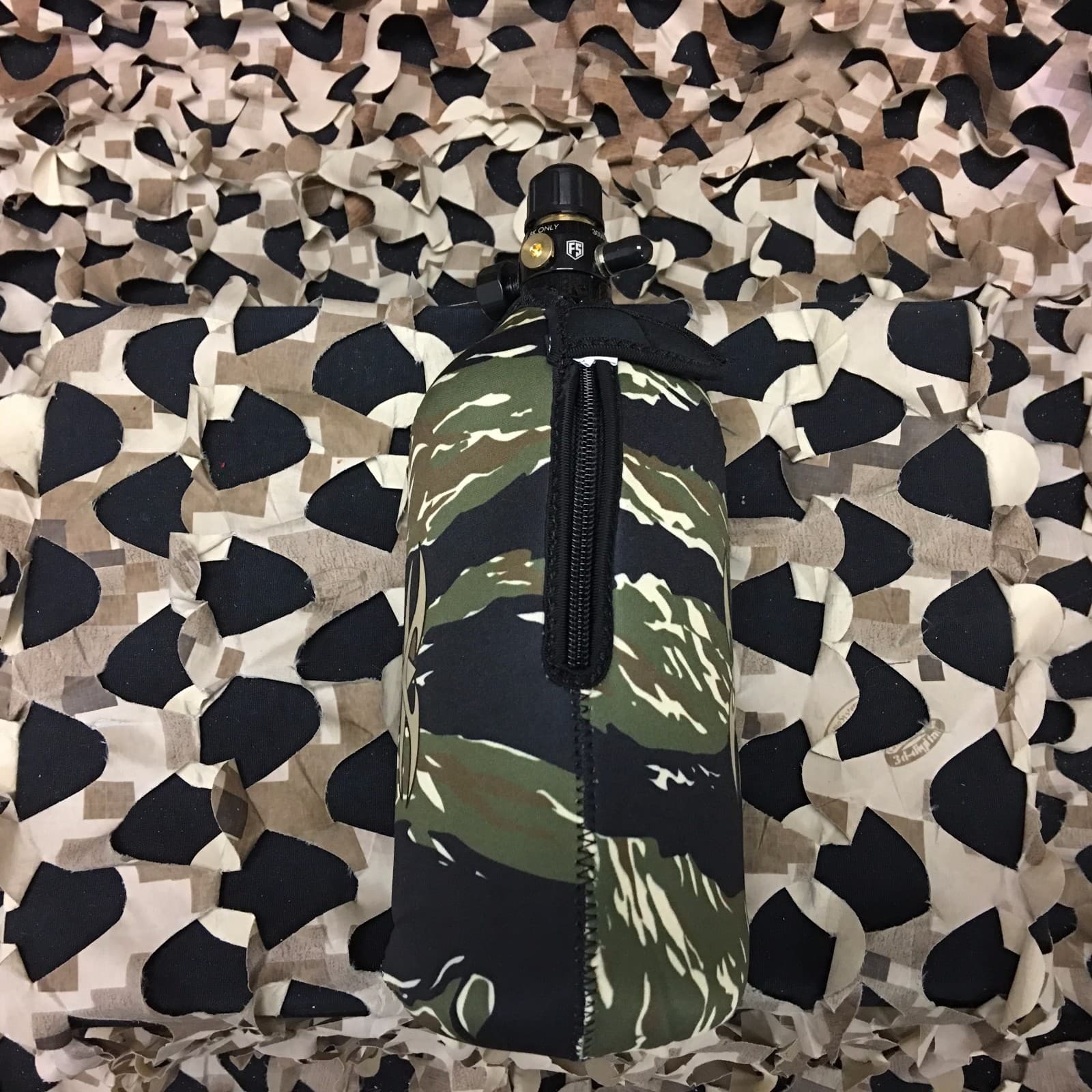 NEW Valken Paintball 68ci Tank Cover - Tiger Stripe 3