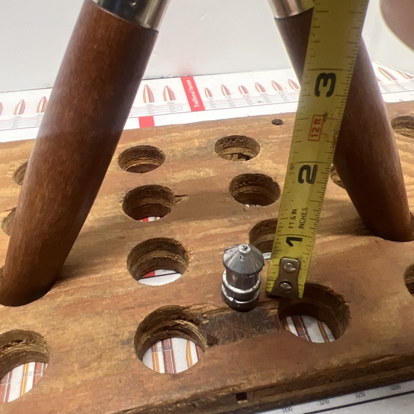 THOMPSON CENTER ARMS #297  CALIBER ?MAXI BALL T/C BULLET MOLD & HANDLES 4