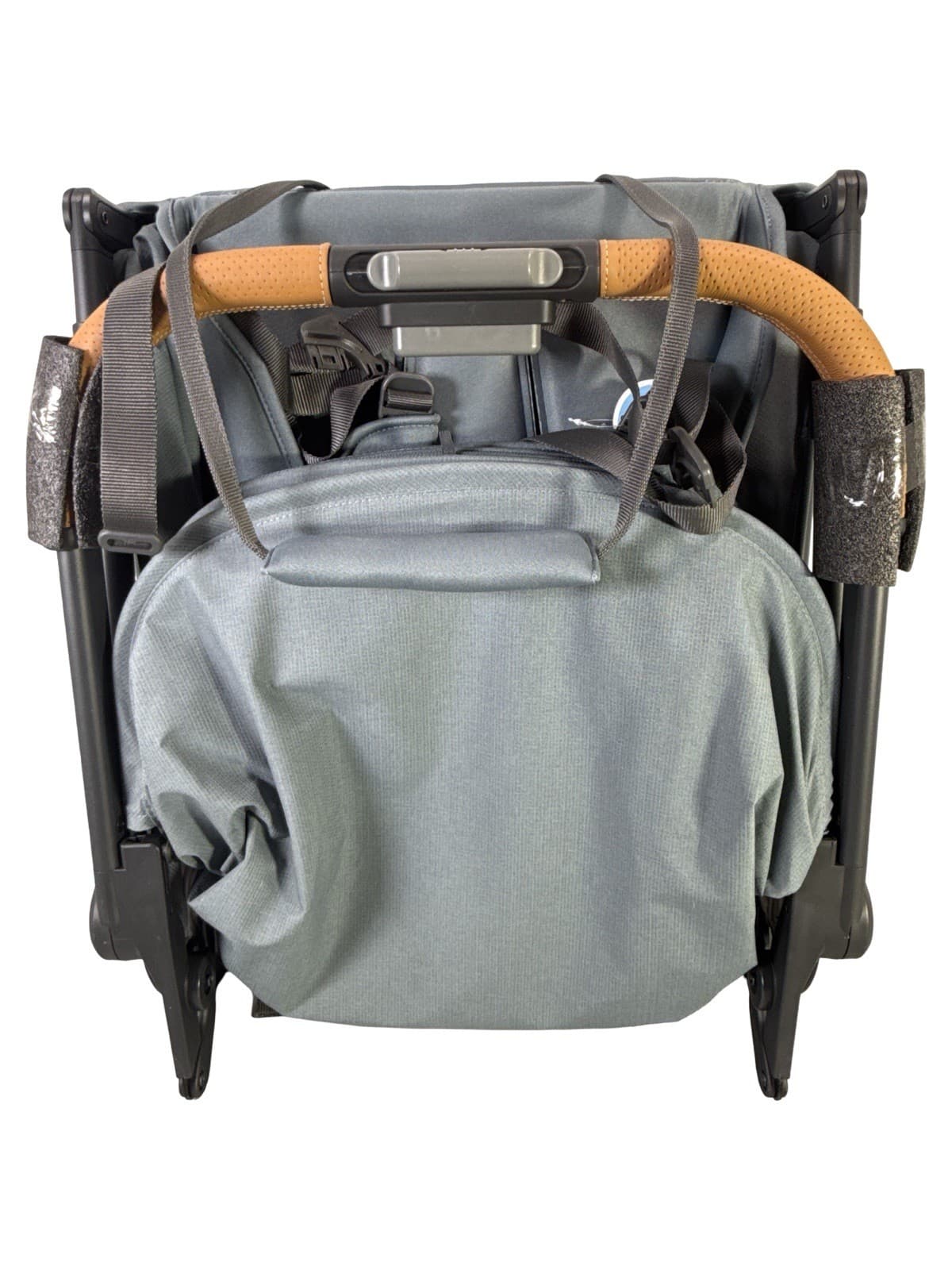 UPPAbaby Minu V3 Travel Stroller, Dillan (Stone Blue/Carbon Frame/Sand Leather) 2