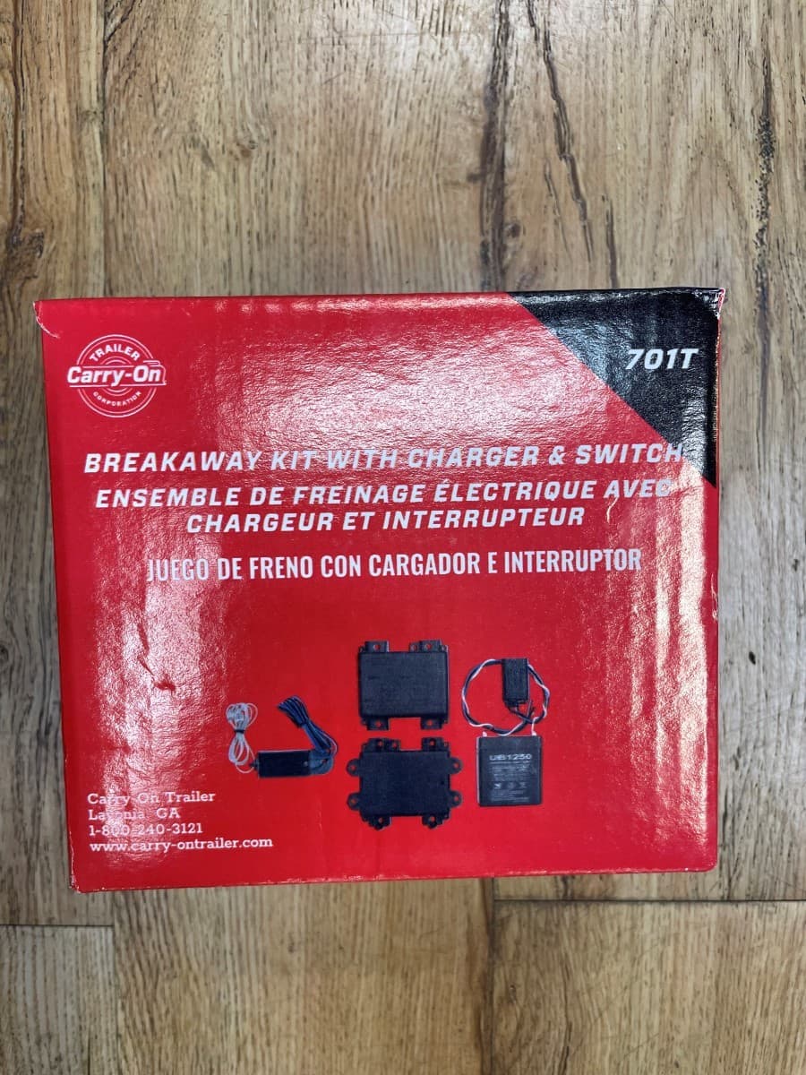 CARRY ON TRAILER 701T Breakaway Kit with Charger and Switch for Trailer 3